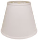 18" White Empire Deep Slanted No Slub Lampshade