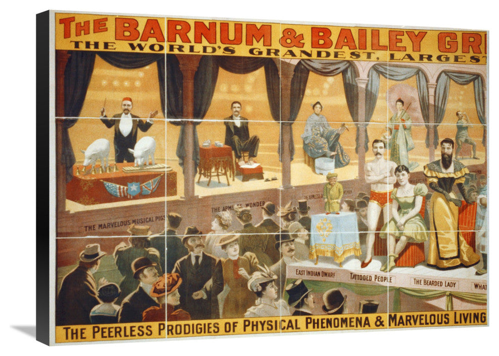 The Barnum and Bailey Greatest Show On Earth 1899, 30x22