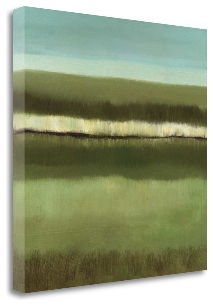 "Still Waters - Green Lake" By Caroline Gold, Giclee on Gallery Wrap Canvas