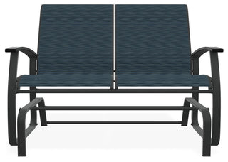 Belle Isle Sling 2-Seat Glider, Nimbus Ocean/Graphite
