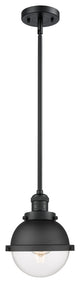 Innovations 201S-BK-HFS-62-BK-LED Hampden 1 Light Mini Pendant, Matte Black