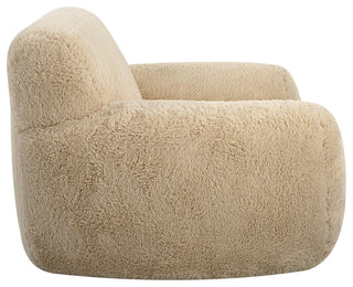 Uttermost 23780 Abide 50"W Wood Framed Polyester Accent Chair - Caramel