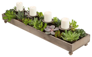 Melinda 4-Candle Tabletop Planter