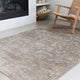 Isadora Rug, Silver and Silver, 6'x9'