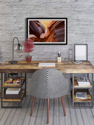 "Rock Layers" Framed Painting Print, 24x16
