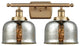 Innovations 916-2W-BB-G78 2-Light Bath Vanity Light, Brushed Brass