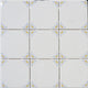 Delft Style Blue Yellow and White Wall Tile Oxen Corner Motif Design, Set of 10