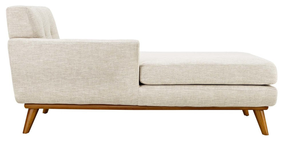 Modway Engage LeUpholstered Chaise, Beige