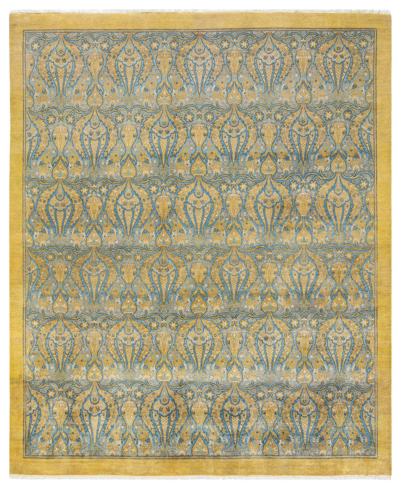 Annie, One-of-a-Kind Hand-Knotted Area Rug Green, 8'3"x10'0"
