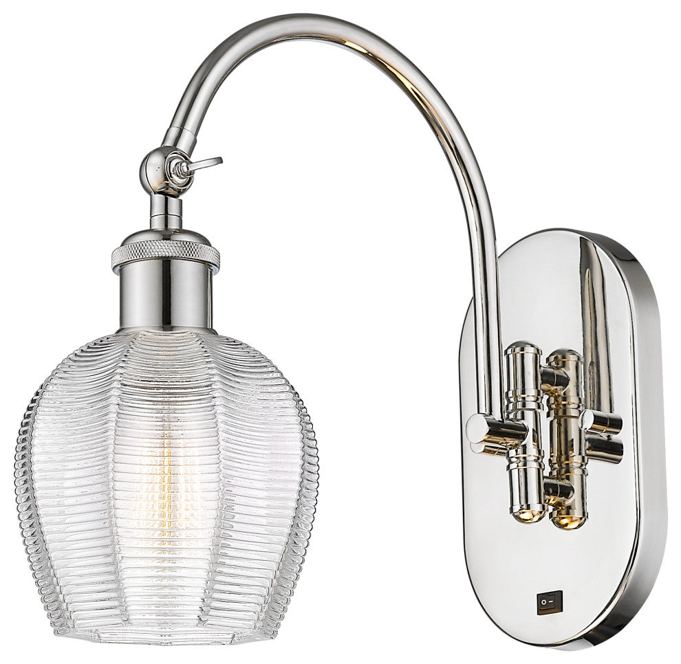 Innovations 518-1W-PN-G462-6 1-Light Sconce, Polished Nickel