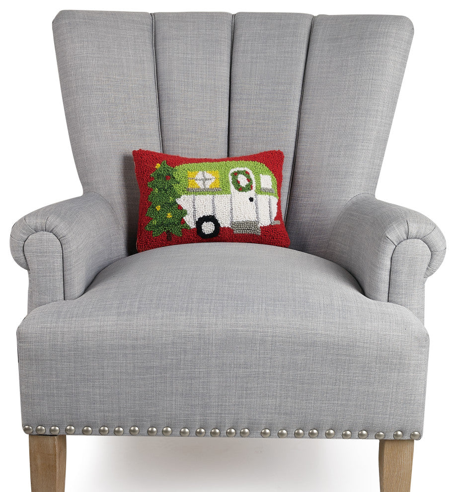 Holiday Camper Hook Pillow