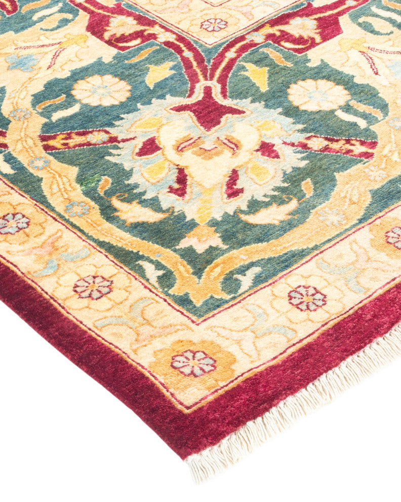Alina, One-of-a-Kind Hand-Knotted Area Rug Red, 9'2"x11'10"