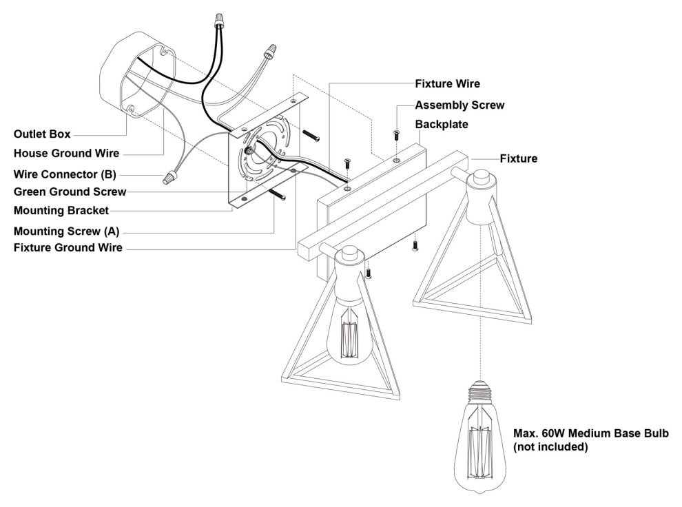Vaxcel Lighting W0444 Ravenna 2 Light 16"W Vanity Light - Matte Black