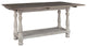 Benzara Flip Top Wooden Sofa Table With Open Bottom Shelf, Antique White