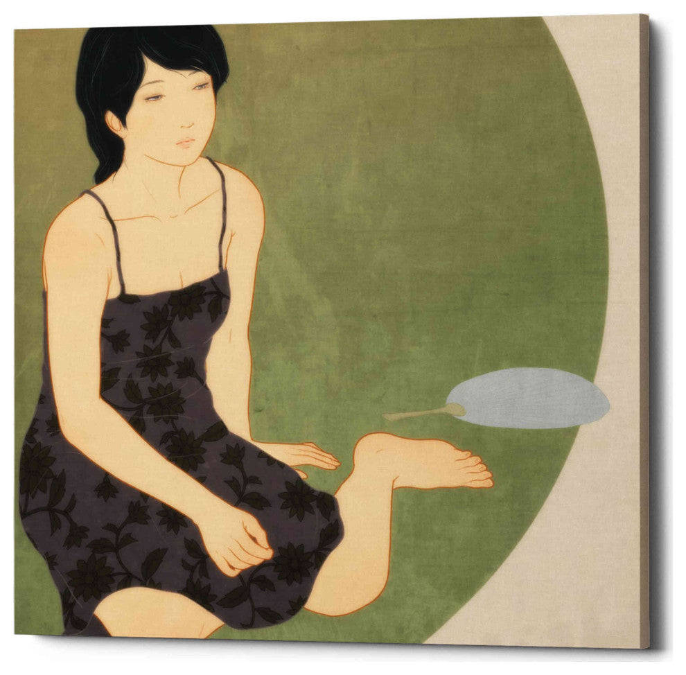 Epic Graffiti 'Waka Kaede' by Sai Tamiya, Giclee Canvas Wall Art, 12"x12"