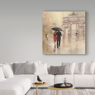 Julia Purinton 'Romantic Paris Ii' Canvas Art, 24"x24"