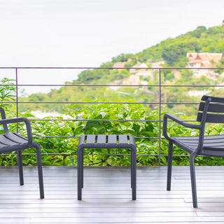 Paris Outdoor Side Table Dark Gray