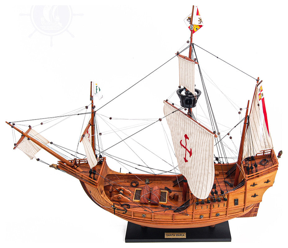 Santa Maria Museum-quality Fully Assembled Wooden Model Ship