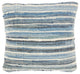 Mina Victory DL001 Throw Pillow, Denim, 22" x 22"