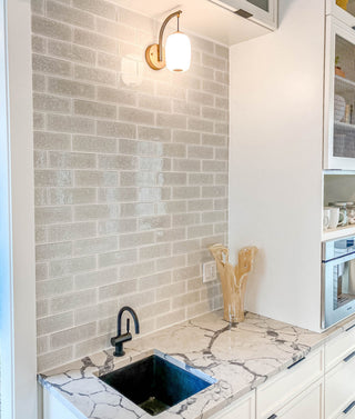 ET2 E25061-92 Soji 10" Tall LED Wall Sconce - Black / Gold