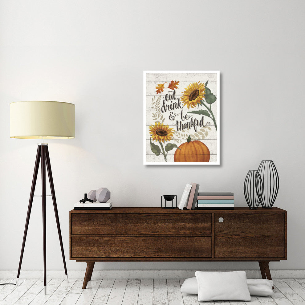"Harvest Delight II on White" Digital Paper Print by Janelle Penner, 30"x37"