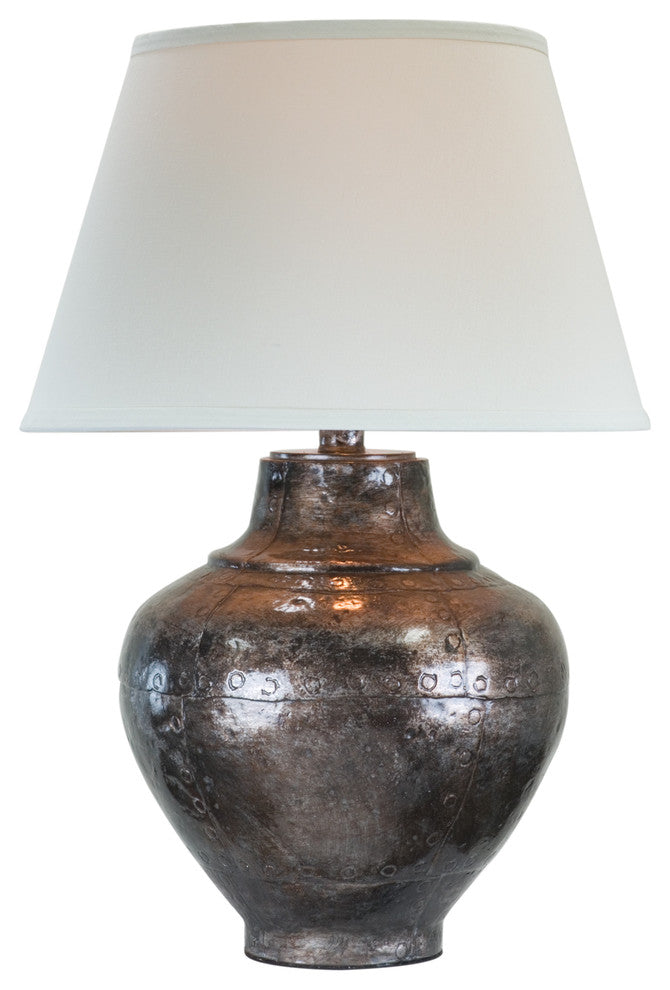 Saguaro Table Lamp, Copper Steel