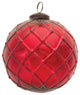 Mercury Glass Ball Ornament, Set of 4