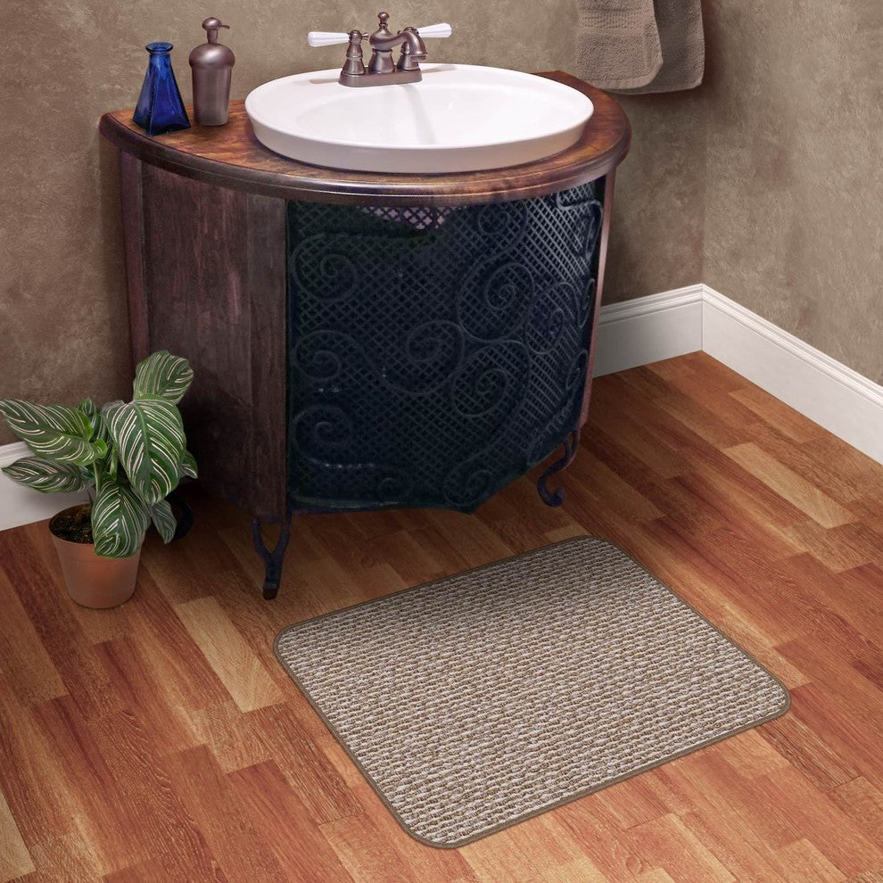 Skid-Resistant Area Rug Praline Brown, 4'x6'