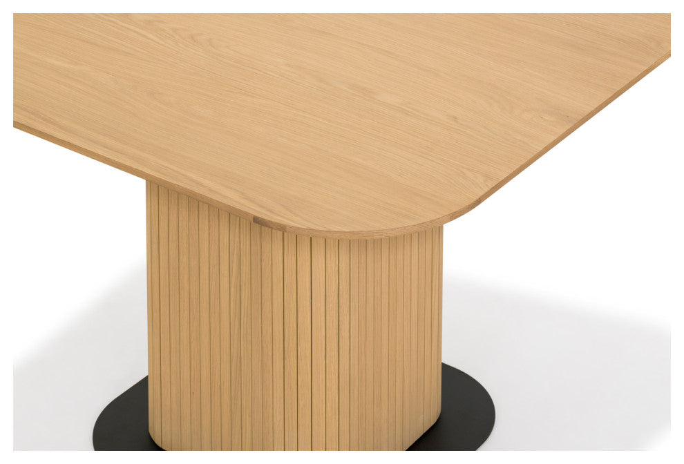 Contemporary Modern Easy Edge Dining Table - Natural