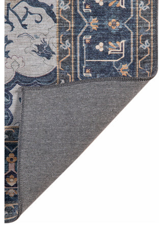 Amer Rugs Myra Shantalle MYR-7 Royal Blue Power-loomed - 2'8" X 10' Runner
