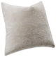 The Smith 20" Square Chenille Pillow, Set of 2, Smoke
