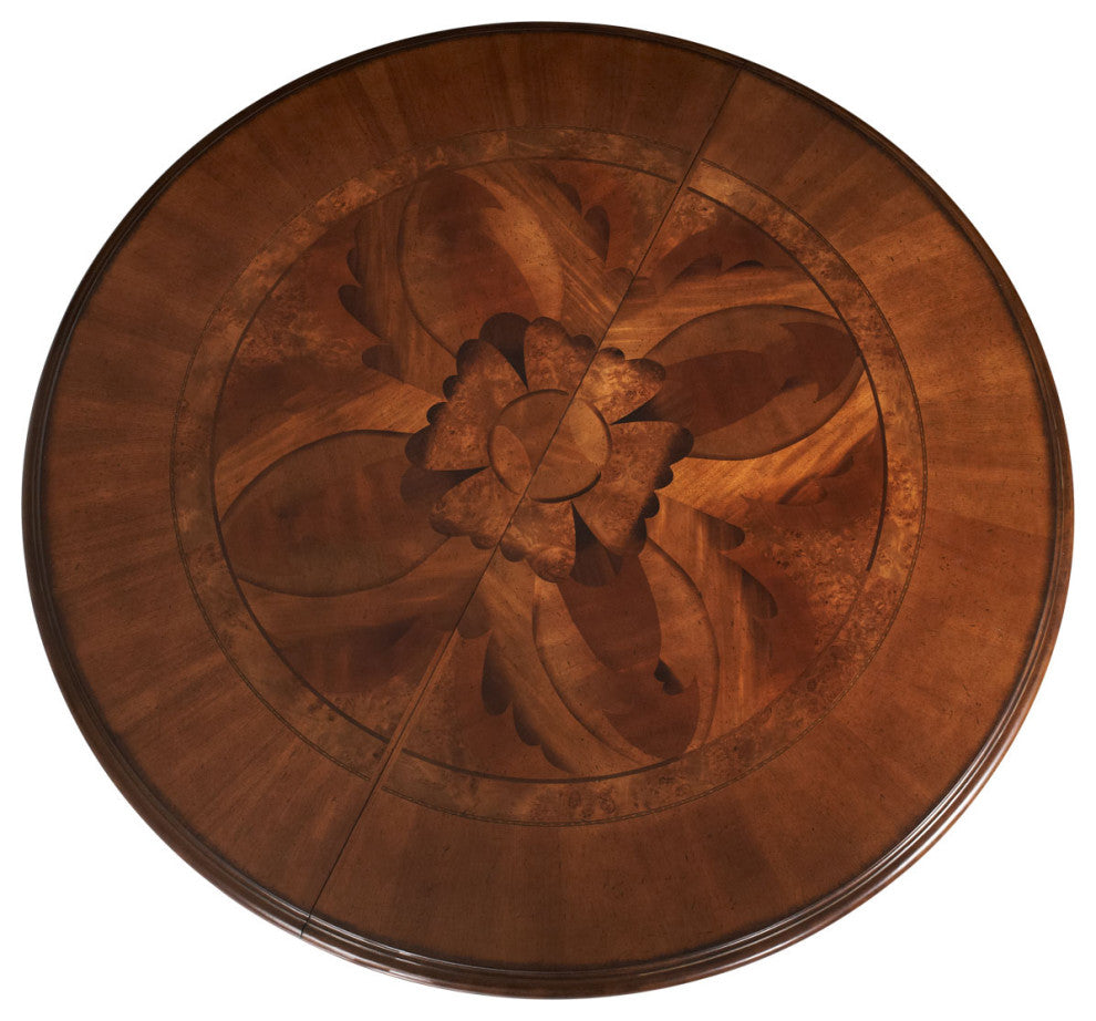 AICO Furniture Villa Valencia 5 Piece Round Dining Table Set
