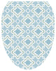 Seville Trellis Toilet Tattoos Seat Cover, Vinyl Lid Decal, Bathroom Decor, Elongated