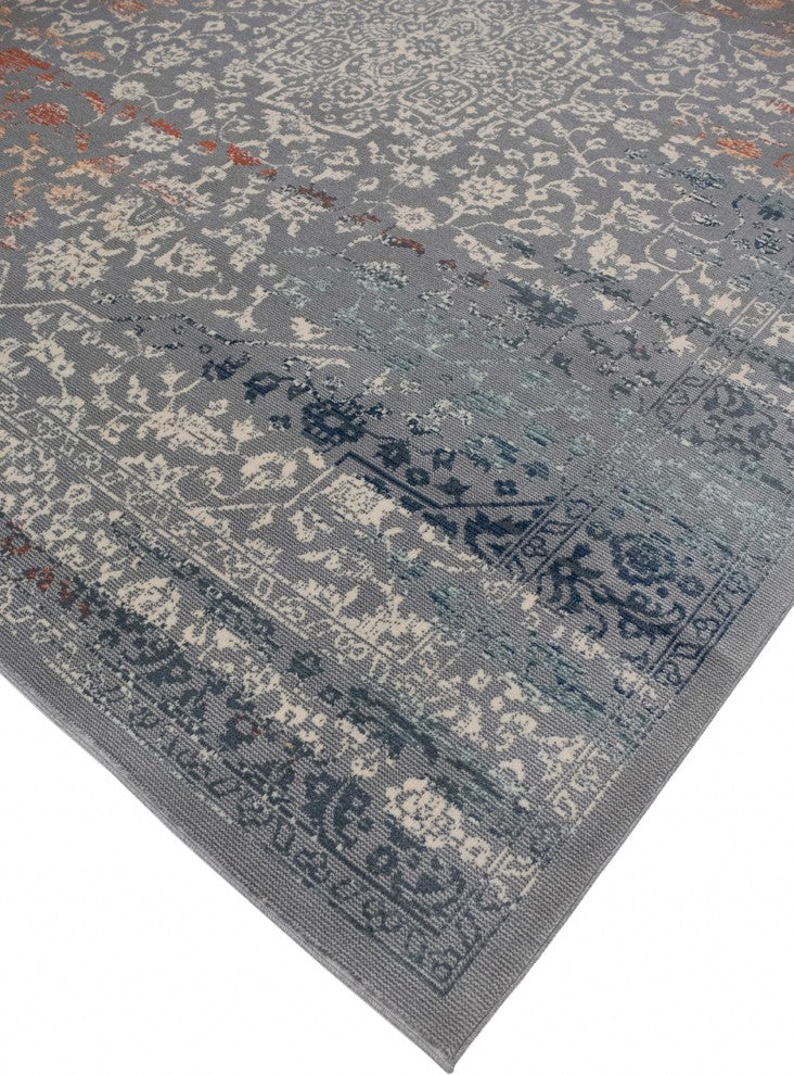 Noori Rug Distressed Linnea Grey/Ivory Rug