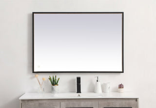 Modern Black Led Mirror