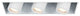 Silo LED Multiple Three-Light IC-Rated Airtight Housing, Light and 2700K, White