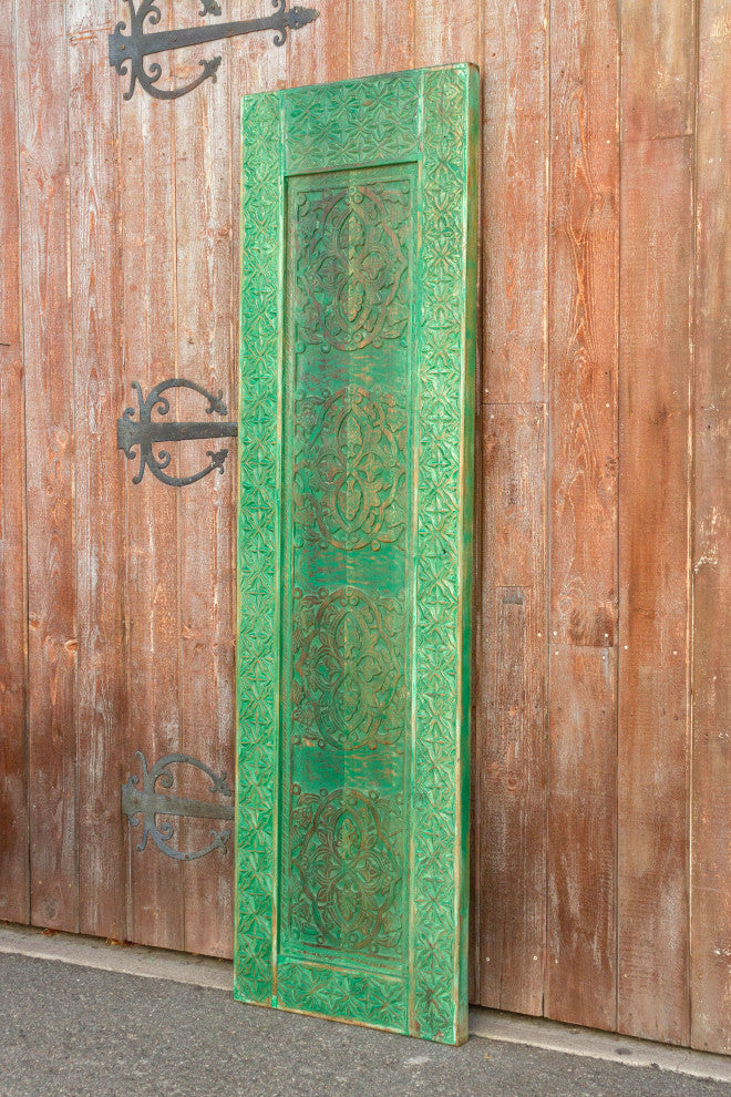 Floral Gubari Carved Door Panel