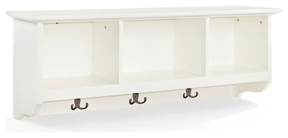 Brennan Entryway Storage Shelf, White