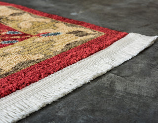 Unique Loom Red Carnation Edinburgh 7'x10' Area Rug