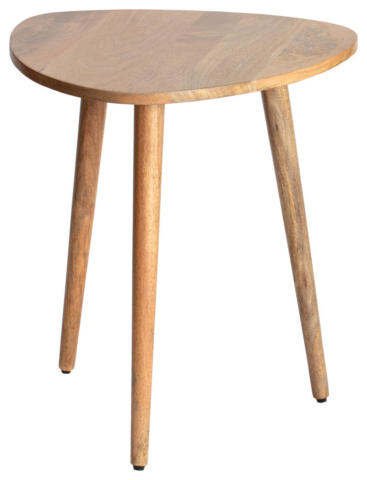 Tora End Table, Natural, 20"