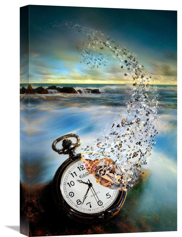 "The Vanishing Time" Stretched Canvas Giclee by Sandy Wijaya, 15x22"