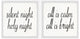 Cozy Christmas Night Diptych, 2-Piece Set, 12x12 Panels, 12x12