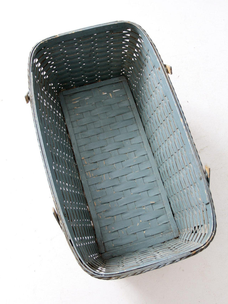Consigned, Antique Basket with Legs