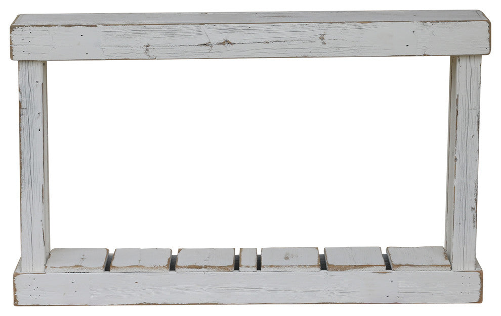 46" Single Top Console, White