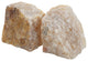 Benzara BM285586 4" Quartz Geode Bookend Naturally Textured Shape, Brown/Beige