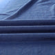 Faux Linen Sheer Curtain Single Panel, Blue Lapis, 50"x96"