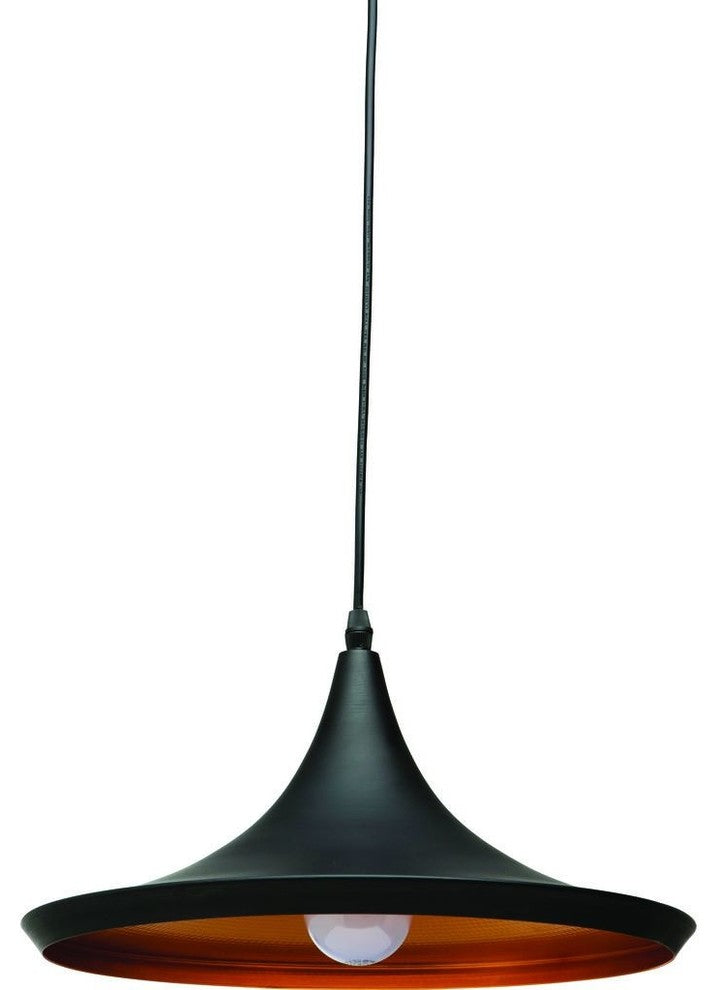 Nuevo Living Euclid Lighting Pendant, Black Steel Metal, Large, Default Title
