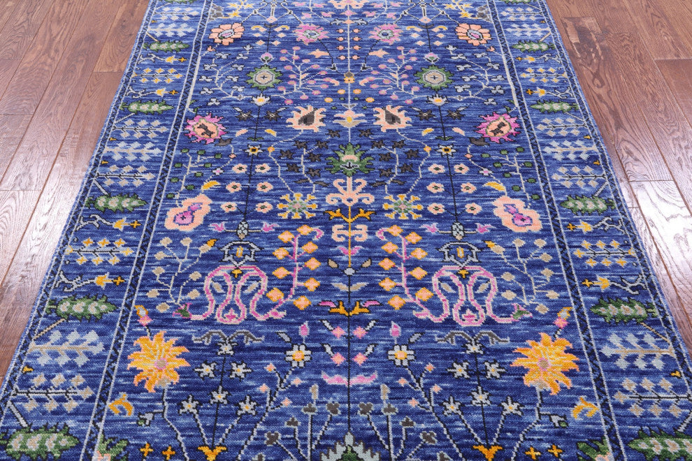 5' 0" X 8' 0" Turkish Oushak Handmade Wool Rug - Q15878