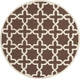 Safavieh Cambridge CAM125H 6' Square Brown Rug