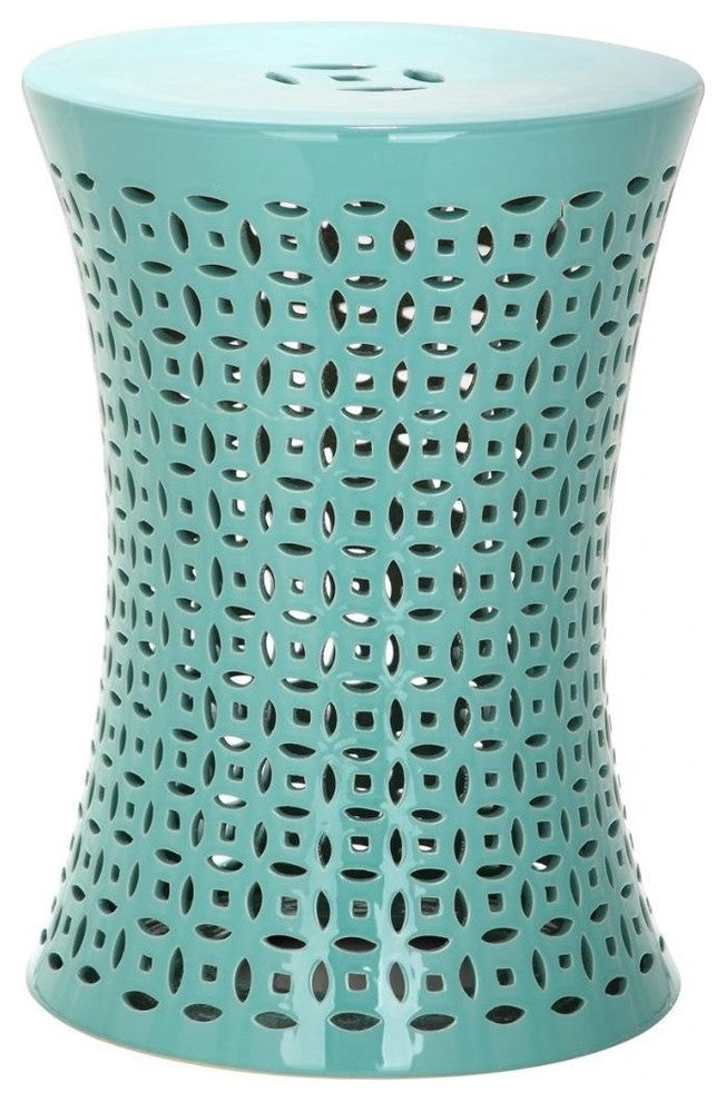 Safavieh Camilla Garden Stool, Aqua